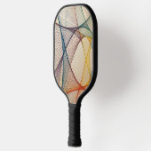 Geometrische Abstracte pickleball paddle (Links)