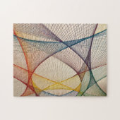 Geometrische Abstracte puzzel – kleurrijk plezier (Horizontaal)