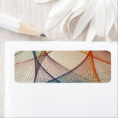Geometrische Abstracte retouradresslabels Etiket (Insitu)