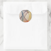geometrische Abstracte ronde Sticker (Tas)