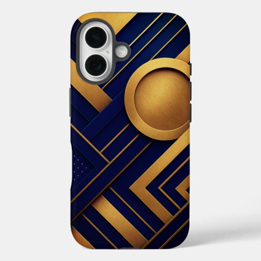 geometrische Abstracte samenstelling Case-Mate iPhone Case (Achterkant)
