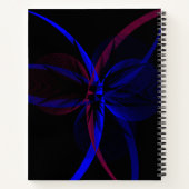 Geometrische abstracte spiraalnotitieboek notitieboek (Achterkant)
