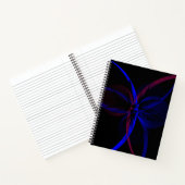 Geometrische abstracte spiraalnotitieboek notitieboek (Binnen)