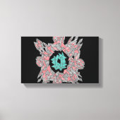 Geometrische Abstracte Stroom Canvas Afdruk (Voorkant)