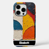 geometrische Abstracte telefoon Hoesje (Achterkant)