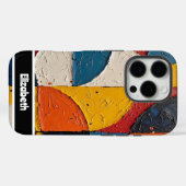 geometrische Abstracte telefoon Hoesje (Achterkant (horizontaal))