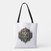Geometrische Abstracte Tote Bag (Achterkant)