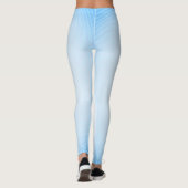 Geometrische Abstracte wervelachtergrond Leggings (Achterkant)