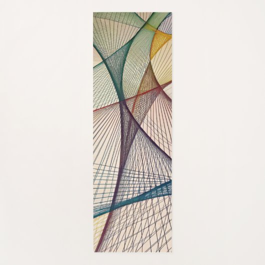 Geometrische Abstracte Yoga Mat (Voorkant)