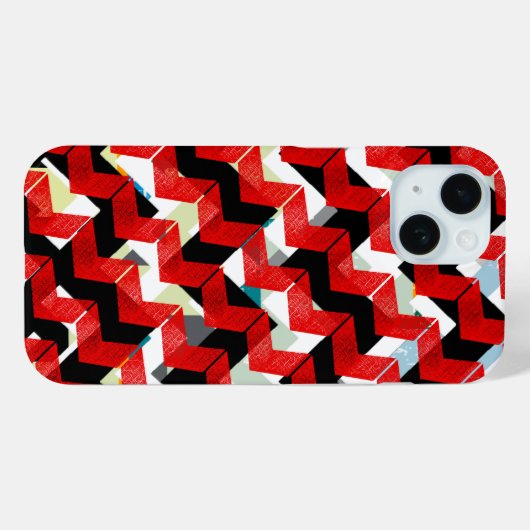 geometrische abstractie Case-Mate iPhone case (Achterkant (horizontaal))