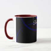 Geometrische abstractie koffiemok mok (Links)