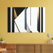 geometrische abstracties canvas afdruk (Insitu (Woonkamer))