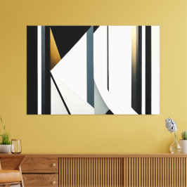 geometrische abstracties canvas afdruk