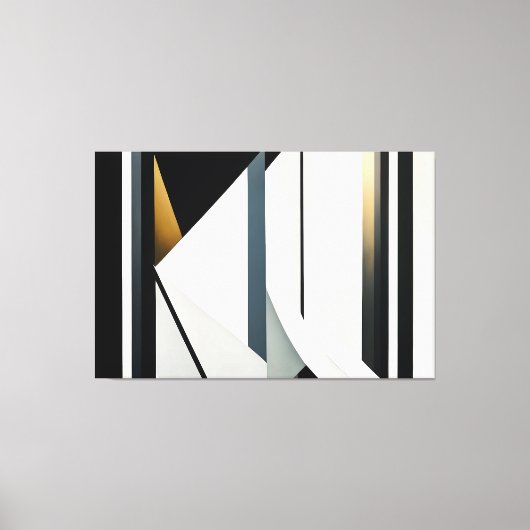 geometrische abstracties canvas afdruk (Voorkant)