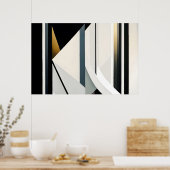 geometrische abstracties poster (Keuken)