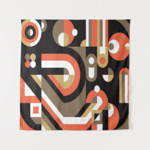 Geometrische achtergrond Abstract kunstwerk gedeel Wandkleed