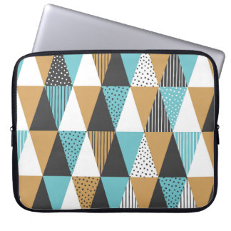 Geometrische achtergrond. Abstracte  illustratie Laptop Sleeve