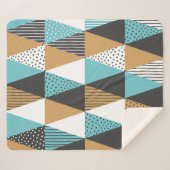 Geometrische achtergrond. Abstracte  illustratie Sherpa Deken (Voorkant (horizontaal))