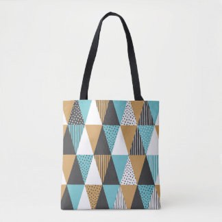 Geometrische achtergrond. Abstracte  illustratie Tote Bag