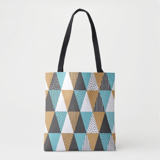 Geometrische achtergrond. Abstracte  illustratie Tote Bag (Voorkant)