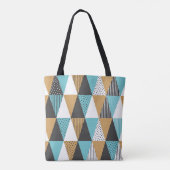 Geometrische achtergrond. Abstracte  illustratie Tote Bag (Achterkant)