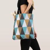 Geometrische achtergrond. Abstracte  illustratie Tote Bag (Dichtbij)