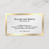 Geometrische achtergrond | QR-CODE-Visitekaartje Visitekaartje (Achterkant)