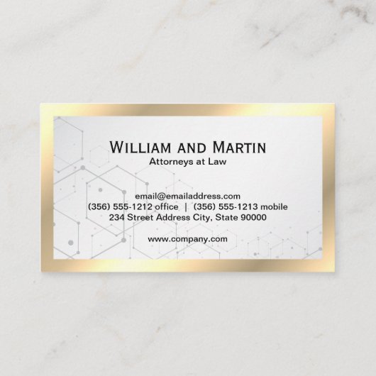 Geometrische achtergrond | QR-CODE-Visitekaartje Visitekaartje (Achterkant)