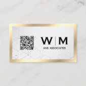 Geometrische achtergrond | QR-CODE-Visitekaartje Visitekaartje (Voorkant)