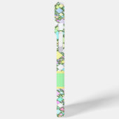 Geometrische achtergrond van pastel Aangepast Case-Mate iPhone Case (Achterkant / Links)