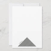 Geometrische Achtergrond Verjaardagsuitnodiging Kaart (Achterkant)