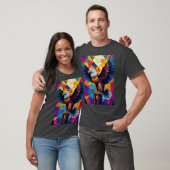 Geometrische Adelaar Eagly grappig T-shirt (Unisex)
