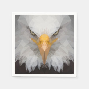 Geometrische adelaar servetten