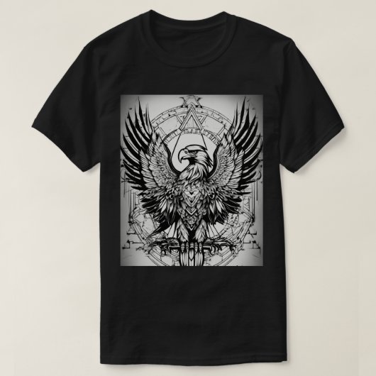 geometrische adelaar t-shirt (Design voorkant)