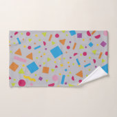 Geometrische afbeelding 2 bad handdoek (Handdoek)