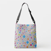 Geometrische afbeelding 2 crossbody tas (Achterkant)