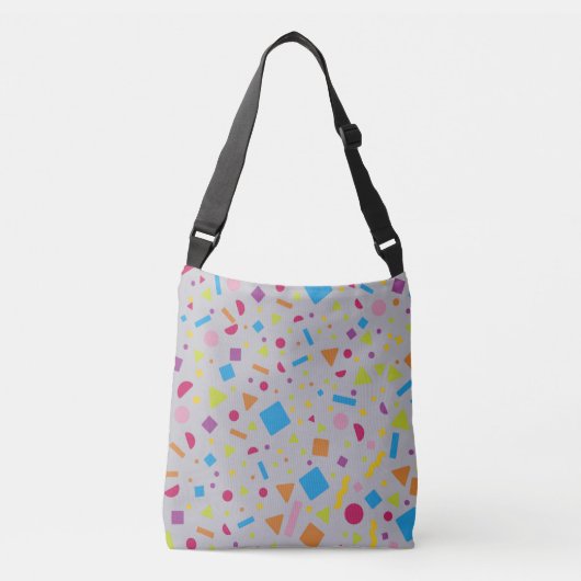 Geometrische afbeelding 2 crossbody tas (Voorkant)