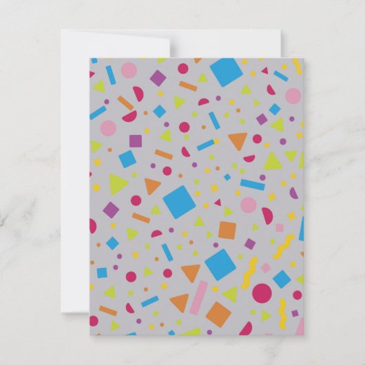Geometrische afbeelding 2 notitiekaartje (Voorkant)