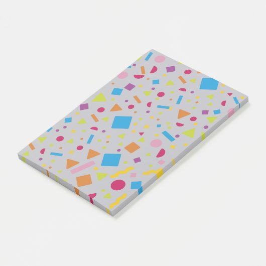 Geometrische afbeelding 2 post-it® notes (Schuin)