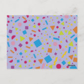 Geometrische afbeelding 3 briefkaart (Achterkant)