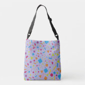 Geometrische afbeelding 3 crossbody tas (Achterkant)