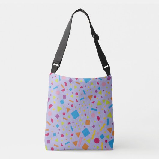 Geometrische afbeelding 3 crossbody tas (Voorkant)
