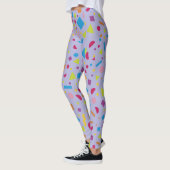 Geometrische afbeelding 3 leggings (Links)