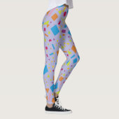 Geometrische afbeelding 3 leggings (Rechts)