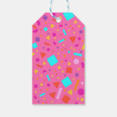 Geometrische afbeelding 4 cadeaulabel (Achterkant)