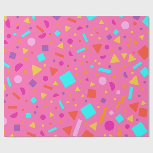 Geometrische afbeelding 4 cadeaupapier (Vlak)