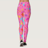 Geometrische afbeelding 4 leggings (Achterkant)