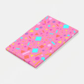 Geometrische afbeelding 4 post-it® notes (Schuin)