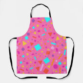 Geometrische afbeelding 4 schort (Voorkant)