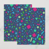 Geometrische afbeelding 5 briefkaart (Voorkant / Achterkant)